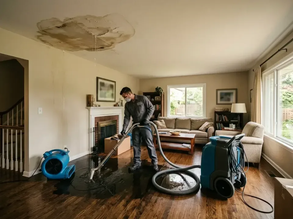 attic-pipe-burst-ceiling-drip-008 — frequently asked questions, Water Damage Restoration & Carpet Care in Mount Healthy Heig…